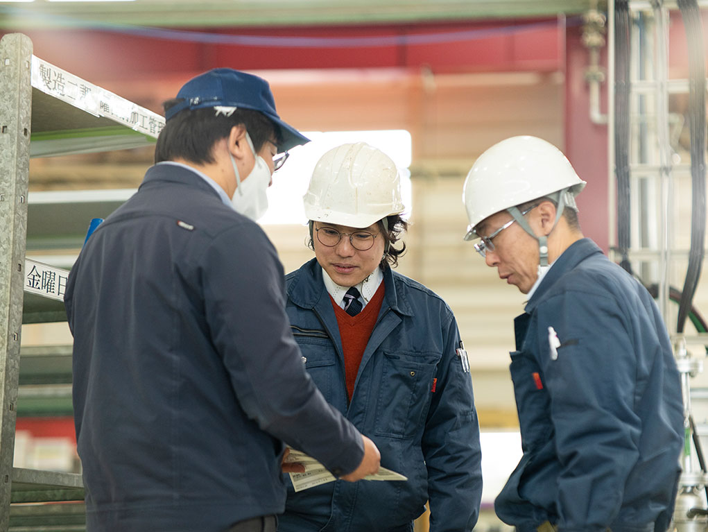 代替材料の提案、製造工程の見直し